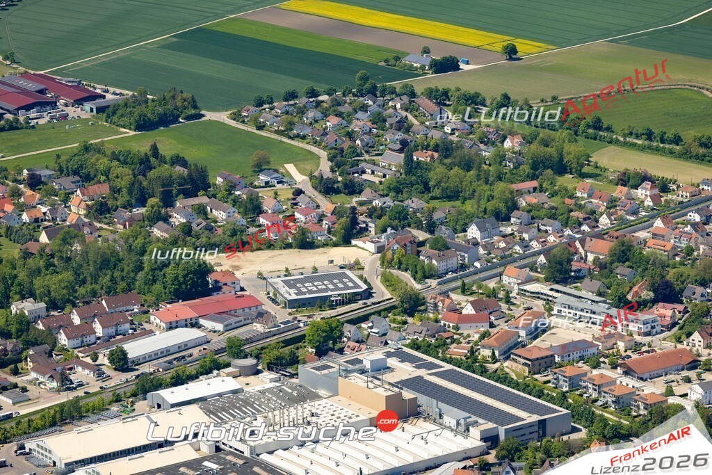 Luftaufnahme von Bäumenheim Asbach-Bäumenheim Bild- Das Luftbild wurde 2025 vom UL-Flugzeug heraus erstellt ( keine Drohne ) - Hochauflösende Luftaufnahme -Nicht vergleichbar mit Google Maps oder Satelittenbilder- Die Geschenkidee !Mit Lizenz und Bildrechte bestellbar