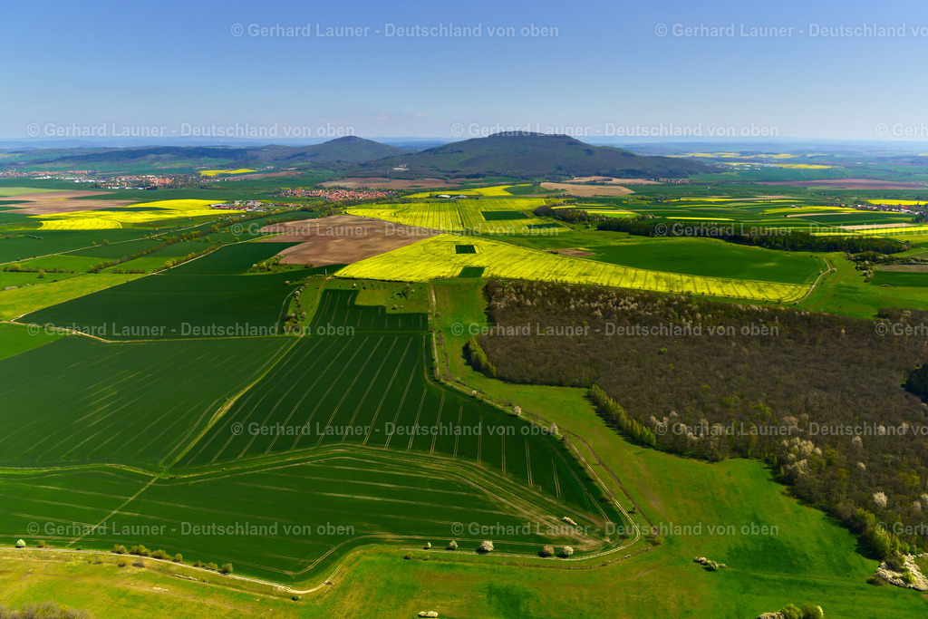 3600225 | Landschaft nordöstl. Herbstadt mit Blickrichtung Gleichberge