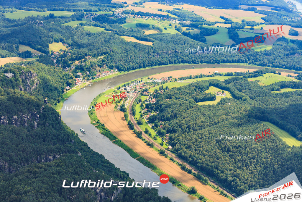 Luftbild von Saechsische_schweiz Rathen - Luftaufnahme wurde 2016 von https://frankenair.de mittels Flugzeug (keine Drohne) erstellt - die Geschenkidee