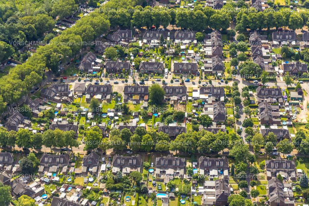 Duisburg230707283 | Luftbild, Wohnsiedlung Hochheide, Duisburg, Ruhrgebiet, Nordrhein-Westfalen, Deutschland