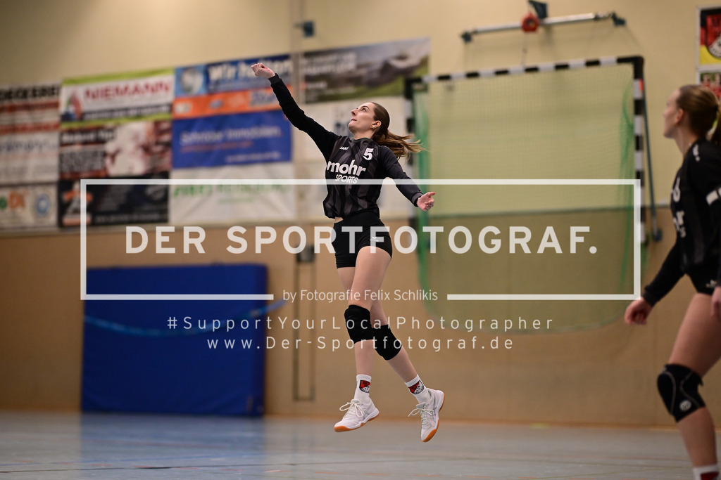 Faustball I Frauen I Saison 2025-2026 I Bundesliga Nord I 7c. Spieltag I MTV Wangersen - Ohligser TV I 25.01.2026 I 38632 | Der Sportfotograf. - Realisiert mit Pictrs.com