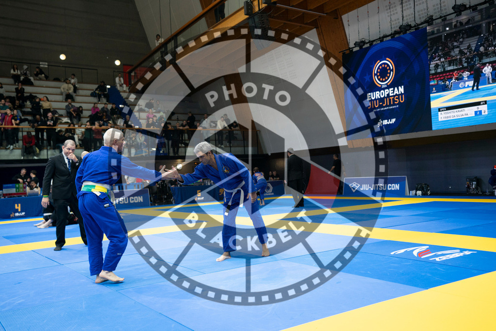 20240119PBB3711 | Fighters compete during the IBJJF European Championship in Paris, France, on January 19, 2024.