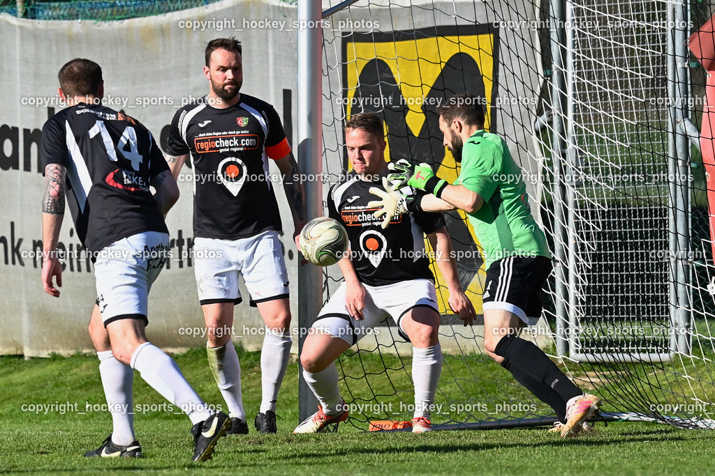 FC Gmünd vs. FC KAC 1909 22.4.2023 | #14 Philipp Platzer, #8 Udo Gasser, #6 Christoph Gigler, #1 Christoph Pirker