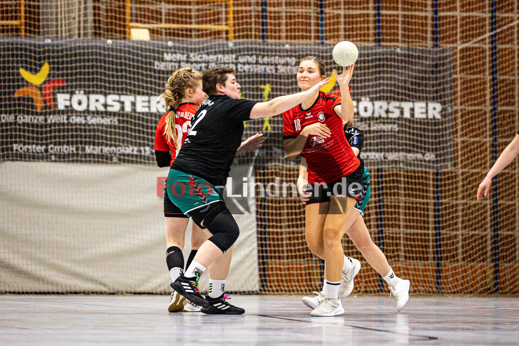 TSV Weilheim gegen TSV Murnau | Handball Bezirksoberliga Frauen Alpenvorland 2024/25, TSV Weilheim gegen TSV Murnau, 20250330,Aileen HÄUBER (TSV Weilheim 18) am Ball,2025-03-30 in Weilheim (Weilheim, Am Hardt), Aileen HÄUBER (TSV Weilheim 18)Copyright: WolfgangxLindner www.foto-lindner.de