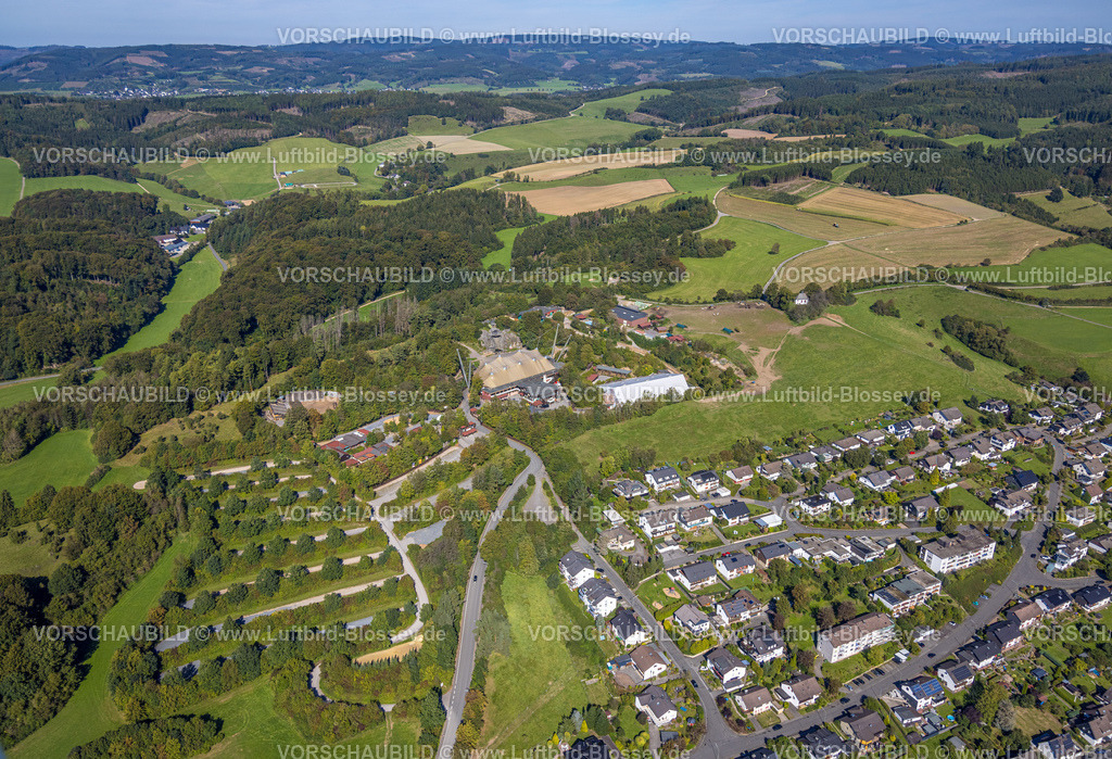 Lennestadt230909703Elspe | Luftbild, Elspe Festival Gelände, Elspe, Lennestadt, Sauerland, Nordrhein-Westfalen, Deutschland