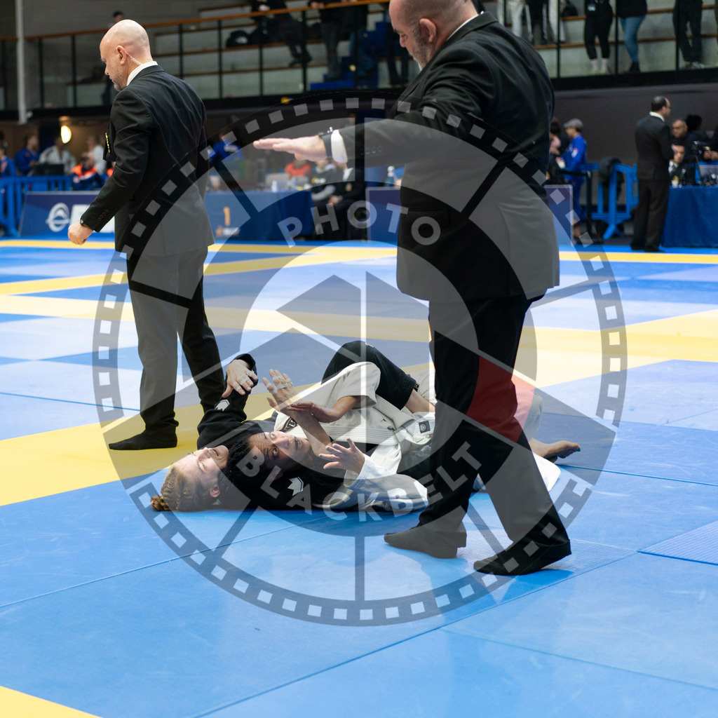 20240119PBB3523 | Fighters compete during the IBJJF European Championship in Paris, France, on January 19, 2024.