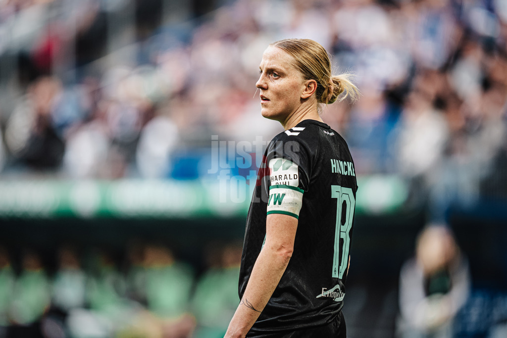 Fußball | Frauen | Saison 2024/2025  | DFB-Pokal der Frauen | Halbfinale | Hamburger SV vs. Werder Bremen | 23.03.2025 | Lina Hausicke (#18, Werder Bremen)