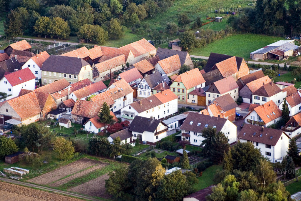 Luftbild: Saarstr in Kandel im Bundesland Rheinland-Pfalz in Deutschland. Foto: IMG_4212.jpg vom 29.09.2006 durch Werner Riehm/FLY-FOTO.de
