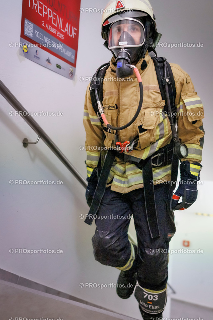 KölnTurm Treppenlauf; Köln, 03.08.2025 | Impressionen vom KölnTurm Treppenlauf am 03.08.2025 in Köln (Nordrhein-Westfalen). 