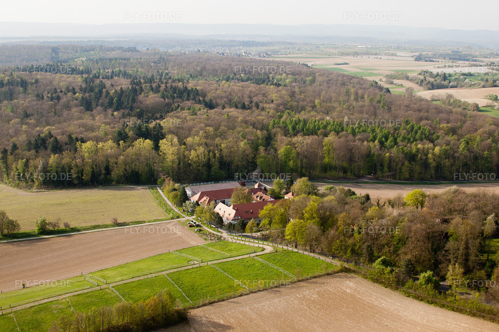Luftbild: Durlach, Rittnerthof im Ortsteil Durlach in Karlsruhe im Bundesland Baden-Württemberg in Deutschland. Foto: IMG_25927.jpg vom 23.04.2010 durch Werner Riehm/FLY-FOTO.de