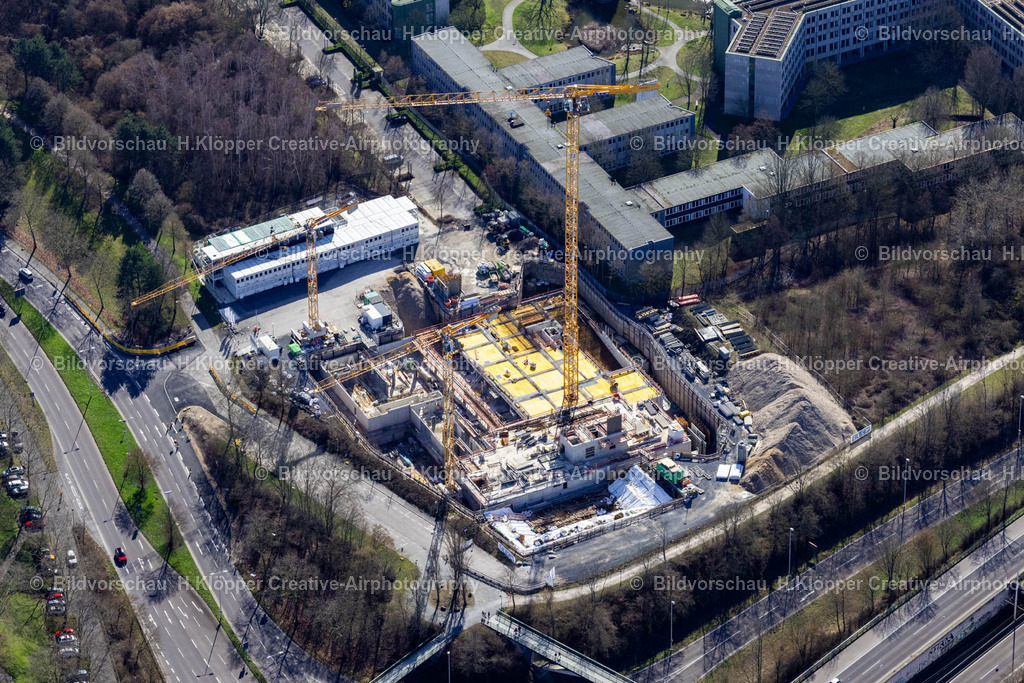 Luftbilder Bonn-0157 | Luftbildfotografie Baustelle zum Neubau " EZMW-Campus " an der Carlo-Schmid-Straße in Bonn im Bundesland Nordrhein-Westfalen, Deutschlan - Realized with Pictrs.com