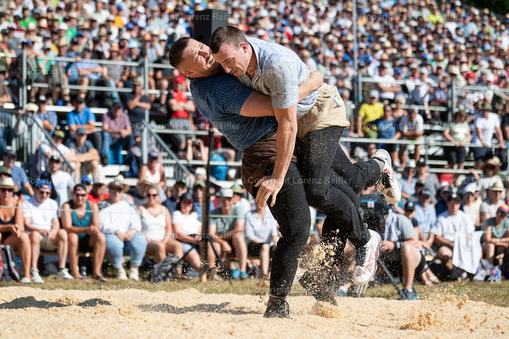 Schwingen -  Schwarzseeschwinget 2025 | Schwarzsee, 22.6.25, Schwingen - Schwarzseeschwinget.