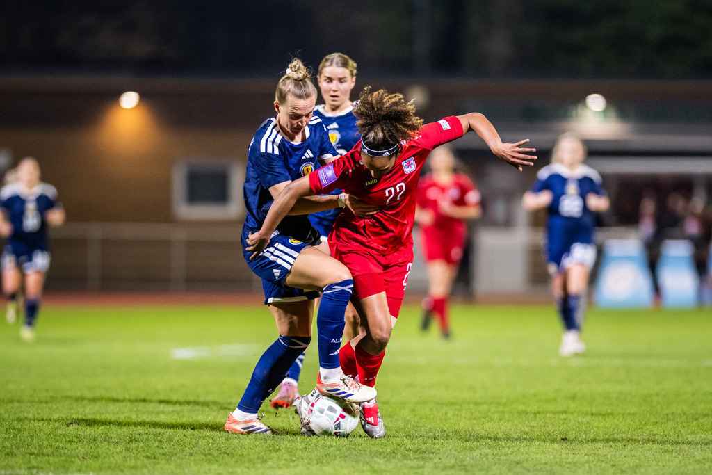 Luxembourg v Scotland | UEFA Women's European Qualifiers, League B4, matchday 1: Luxembourg v Scotland - Realisiert mit Pictrs.com