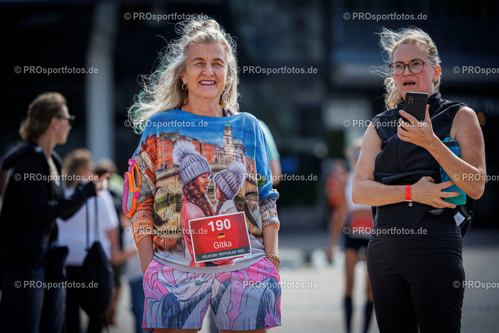 KölnTurm Treppenlauf; Köln, 03.08.2025 | Impressionen vom KölnTurm Treppenlauf am 03.08.2025 in Köln (Nordrhein-Westfalen). 