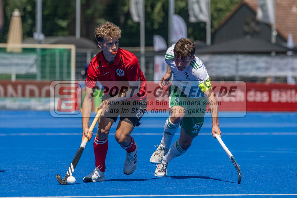 SFE_20230708_0012 | EuroHockey EM U18 Boys Austria vs Ireland am 08.07.2023 in Krefeld (Gerd-Wellen-Hockeyanlage), Photo: Stephan Fehrmann 2023 (Sports-Gallery)