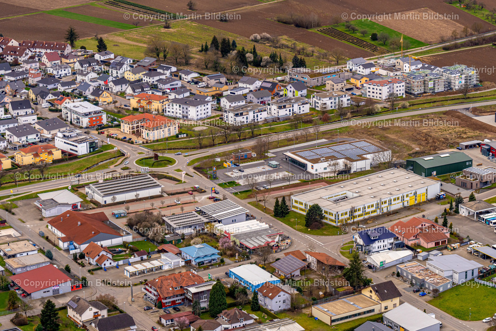 Ettenheim-1-12-03-23-1-8 | Bilder Fotos Luftbilder Luftaufnahmen Deutschland Süden Westen Schwarzwald Baden Württemberg  