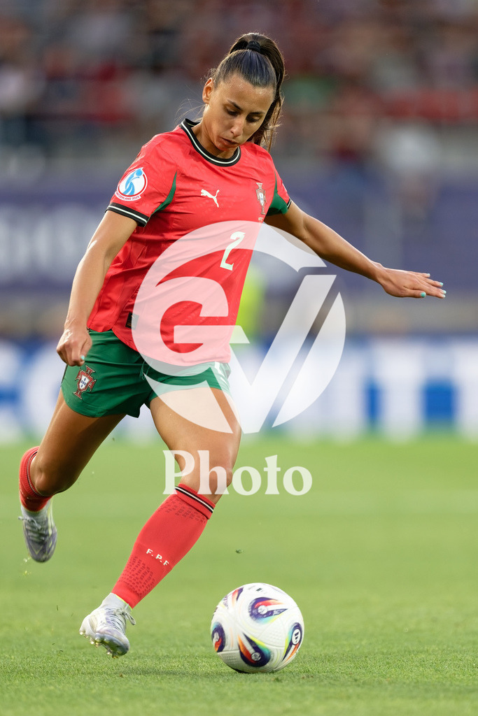 Portugal v Belgium: UEFA Women's EURO 2025 Group B | SION, SWITZERLAND - JULY 11: Catarina Amado of Portugal shoots  during the UEFA Women's EURO 2025 Group B match between Portugal and Belgium at Stade de Tourbillon on July 11, 2025 in Sion, Switzerland. (Photo by Giuseppe Velletri/Sports Press Photo/Getty Images)