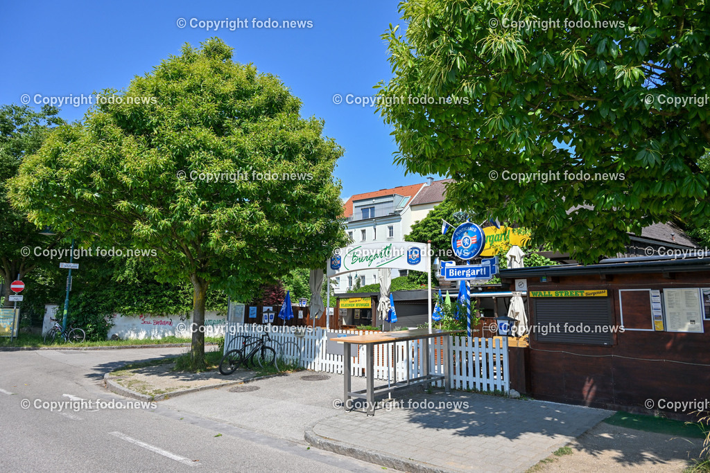 Pressekonferenz_ Urfair-Fairnesszone in Alt-Urfahr_ 14.06.2023-3 | 14.06.2023, Linz-Urfahr, AUT, Pressekonferenz, Urfair-Fairnesszone in Alt-Urfahr, im Bild Urfair-Fairnesszone in Alt-Urfahr, Biergartl