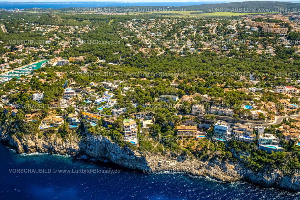 Mallorca230400222SantaPonsa | Luftbild, Felsenküste Santa PonsaÂ , Balearen, Mallorca, Balearische Inseln, Spanien