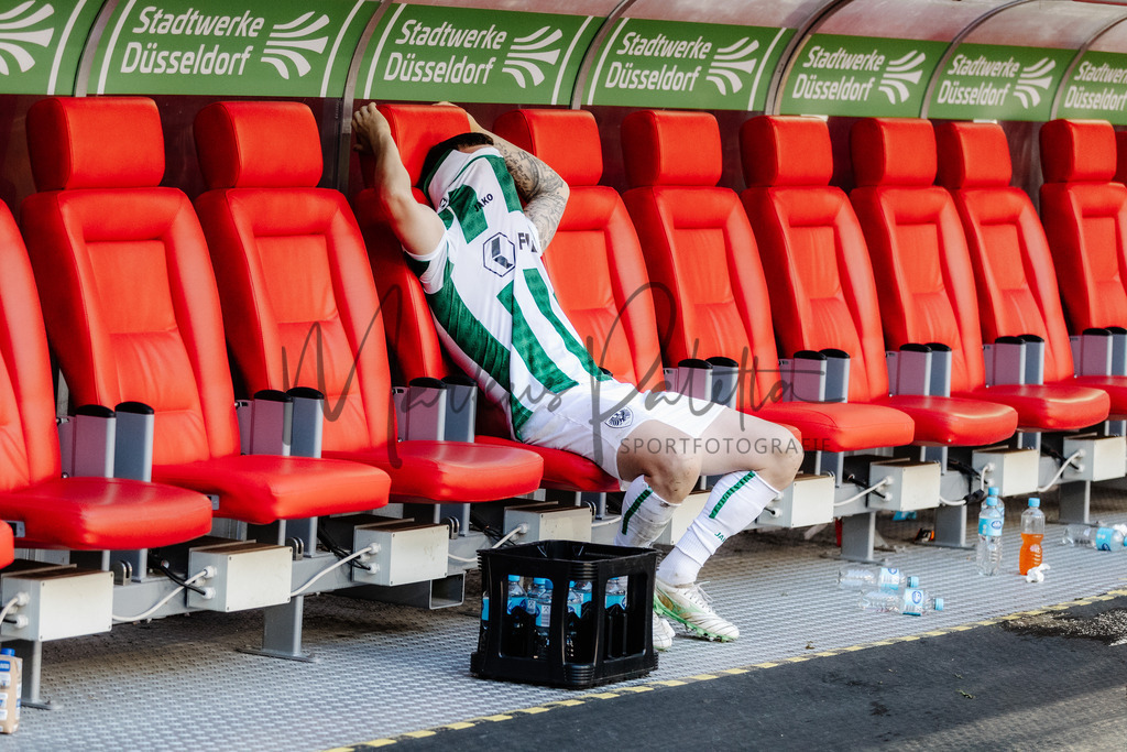 2. Bundesliga, Saison 2024/25, 28. Spieltag: Fortuna Düsseldorf - SC Preußen Münster | Düsseldorf, 05.04.2025: 2. Bundesliga, 28. Spieltag, Fortuna Düsseldorf gegen SC Preußen Münster in der Merkur Spiel-Arena in Düsseldorf. Foto: sportfotografie.ms | Markus Paletta - Realisiert mit Pictrs.com