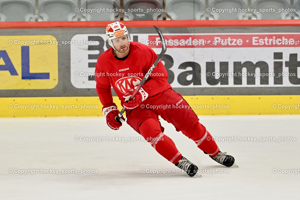 EC KAC Trainingsstart | Jordan Murray, EC KAC Neuzugang, EC KAC Trainingsstart, EC KAC Trainingsstart am 06.08.2025 in Klagenfurt (Heidi Horten Eishalle ), Austria, (Photo by Bernd Stefan)