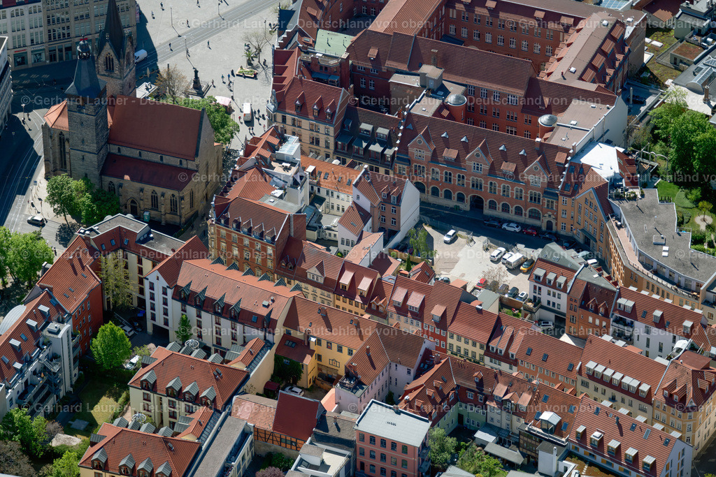 4026635 | ERFURT 07.05.2020 Kirchengebäude " Kaufmannskirche " im Altstadt- Zentrum der Innenstadt im Ortsteil Altstadt in Erfurt im Bundesland Thüringen, Deutschland. Weiterführende Informationen bei: Evangelische Kaufmannsgemeinde St. Gregor Erfurt. // church building in " Kaufmannskirche " Old Town- center of downtown in the district Altstadt in Erfurt in the state Thuringia, Germany. Further information at: Evangelische Kaufmannsgemeinde St. Gregor Erfurt. Foto: Gerhard Launer