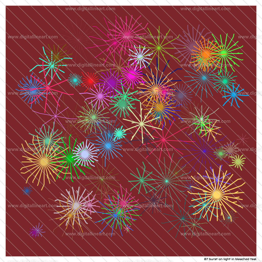 87-burst-light-in-bleached-teal | digitallineart - Realisiert mit Pictrs.com