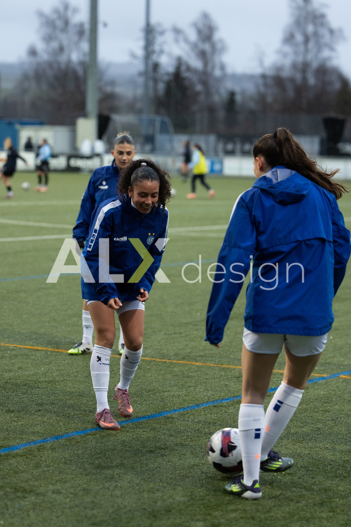 Fußball I Frauen I Saison 2025-2026 I AXA Women's Super League | Women I 14. Spieltag I Grasshoppers Club Zürich - FC Luzern I 14.02.2026 | 19 Ramona Kannady (CH) (GC Zürich) – Angriff - Realisiert mit Pictrs.com