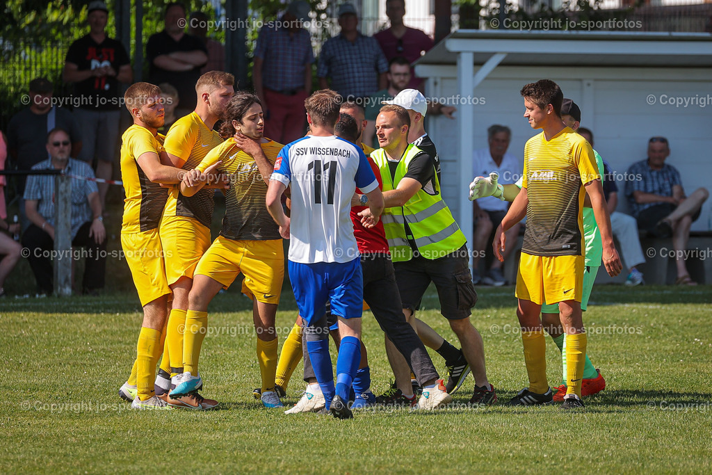 BQ3I7042 | 11.06.2023; Relegation Rückspiel zur Kreisliga A Dillenburg; Rasenplatz Sinn; SG Sinn/Hörbach - SSV Wissenbach; Ergebnis 2:1 (1:0)