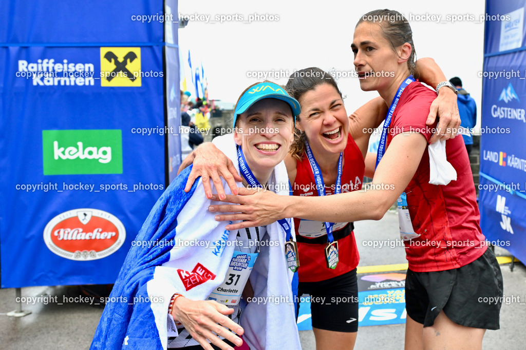Großglockner Mountain Run | #157 Taibon Barbara, #47 Blaise-Sohnius Adele, #31 COTTON Charlotte, Großglockner Mountain Run, Großglockner Mountain Run 2024 am 07.07.2024 in Heiligenblut (Großglockner), Austria, (Photo by Bernd Stefan)