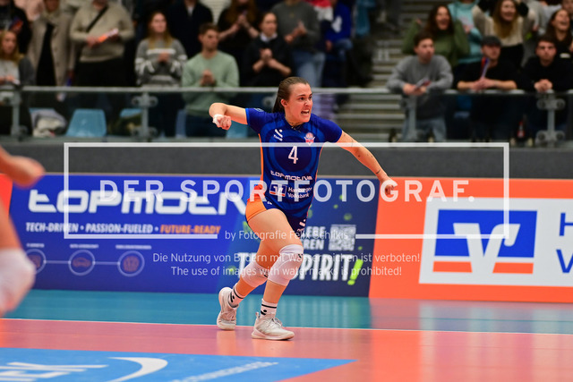 Volleyball I Frauen I Saison 2025-2026 I Bundesliga I 5. Spieltag I ETV Hamburger Volksbank Volleys - Dresdner SC I 09644 | Der Sportfotograf. - Realisiert mit Pictrs.com
