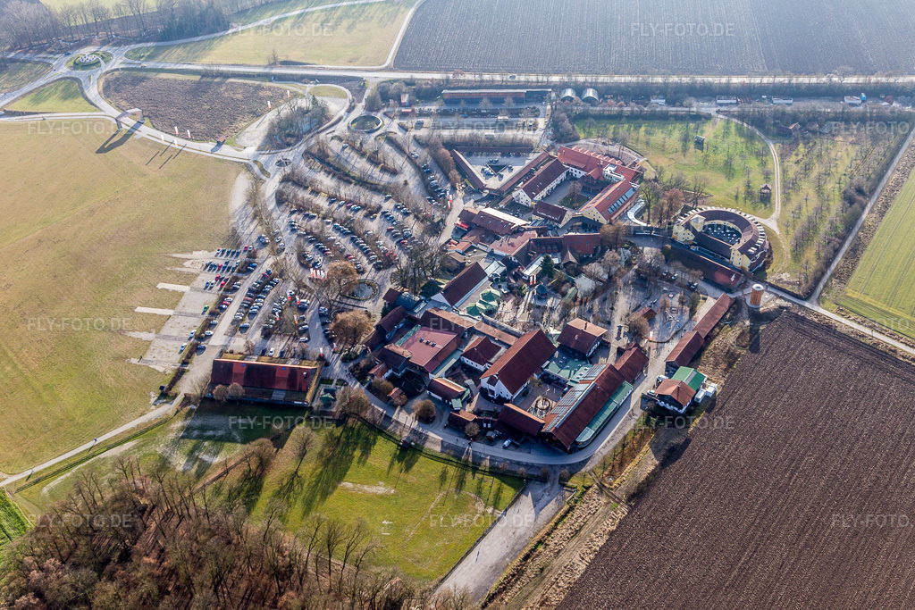 Luftbild: Haslinger Hof im Ortsteil Dürnöd in Kirchham im Bundesland Bayern in Deutschland. Foto: IMG_096112.jpg vom 29.12.2016 durch Werner Riehm/FLY-FOTO.de