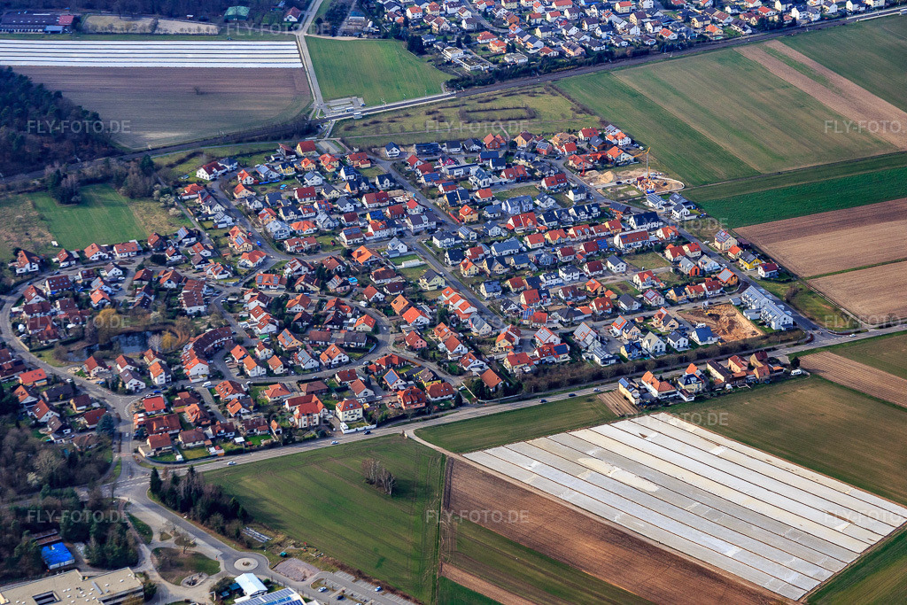 Luftbild: In den Tongruben in Rheinzabern im Bundesland Rheinland-Pfalz in Deutschland. Foto: IMG_086401.jpg vom 26.02.2016 durch Werner Riehm/FLY-FOTO.de