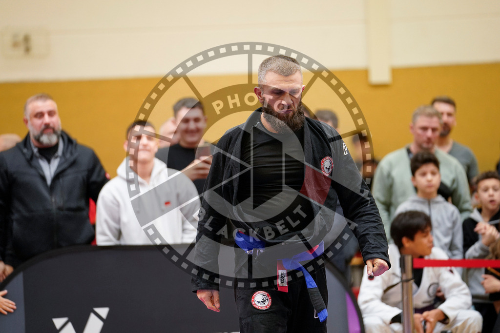 20240203PBB06956 | Fighters compete during the Brazilian Jiu-Jitsu Championship of the AJP Tour in Maintal by Frankfurt am Main, Germany, on February 2, 2024.
