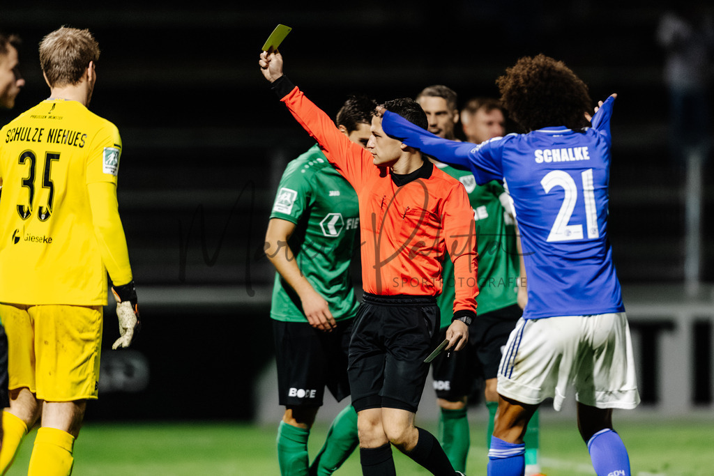Regionalliga West, Saison 2022/2023, 10. Spieltag: FC Schalke 04 II - SC Preußen Münster | Regionalliga West, Saison 2022/2023, 10. Spieltag, FC Schalke 04 II empfängt SC Preußen Münster im Parkstadion in Gelsenkirchen. Foto: sportfotografie.ms | Markus Paletta - Realisiert mit Pictrs.com
