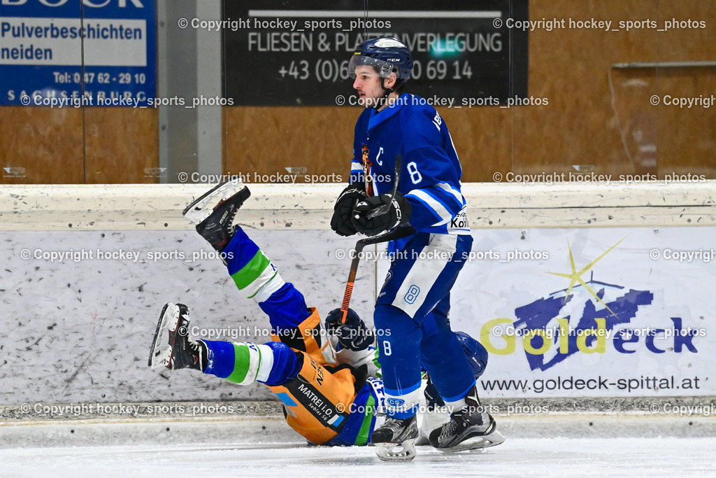 EC Tigers Paternion vs. EC Virgen 12.2.2023 | #8 Ortner Sandro, #74 Fuetsch Lukas