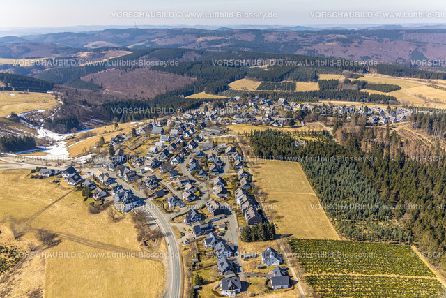 Winterberg220303588 | Luftbild, Blick auf Altastenberg und Waldgebiet des Sauerlands, Winterberg, Sauerland, Nordrhein-Westfalen, Deutschland