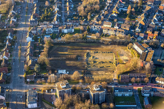 Bottrop230201955 | Luftbild, Baustelle Neustraße Ecke Westring, ehem. Sportplatz, Süd-West, Bottrop, Ruhrgebiet, Nordrhein-Westfalen, Deutschland