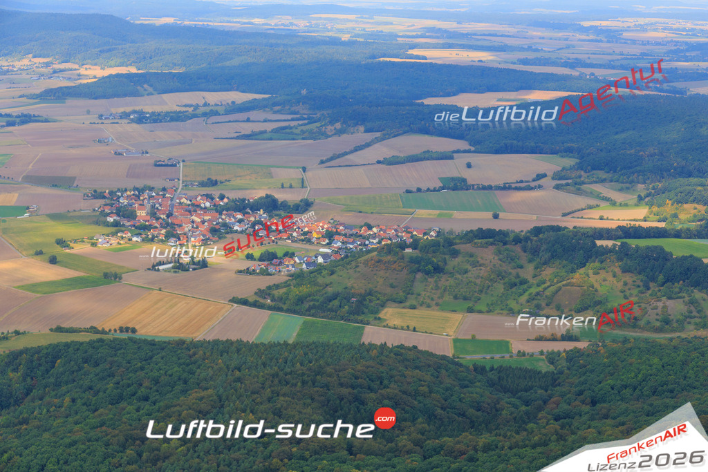 Luftbild von  Hofheim-in-unterfranken - Luftaufnahme wurde 2016 von https://frankenair.de mittels Flugzeug (keine Drohne) erstellt - die Geschenkidee