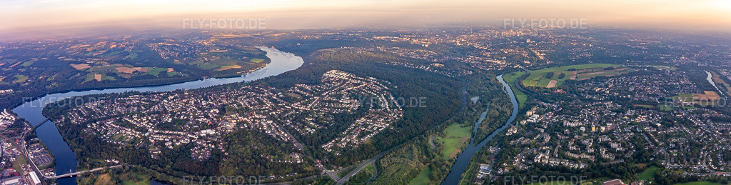 Luftbild: Panorama am Baldeneyersee im Ortsteil Heisingen in Essen im Bundesland Nordrhein-Westfalen in Deutschland. Foto: IMG_008373.jpg vom 19.07.2020 durch Werner Riehm/FLY-FOTO.de