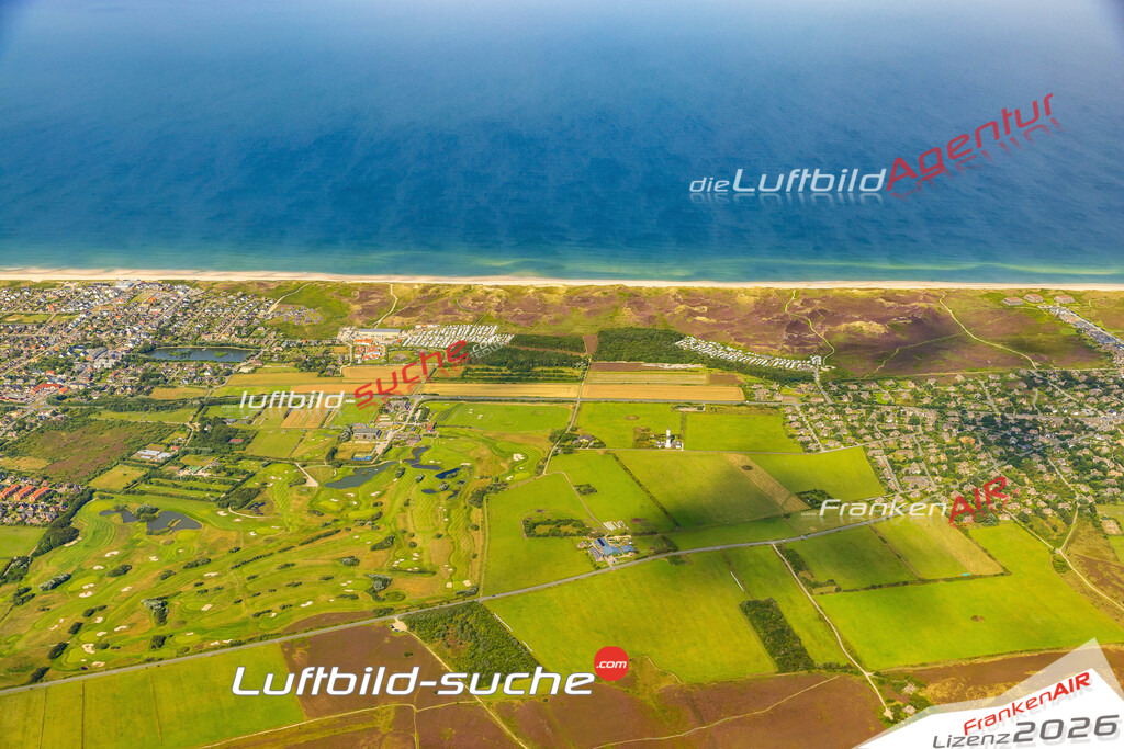 Luftaufnahme  Kampen - Die Luftaufnahme wurde 2025 vom UL-Flugzeug heraus erstellt ( ohne Drohne ) - Hochauflösende Luftaufnahme - für professionelle Ausdrucke geeignet. Die Geschenkidee !Mit Lizenz und Bildrechte bestellbar