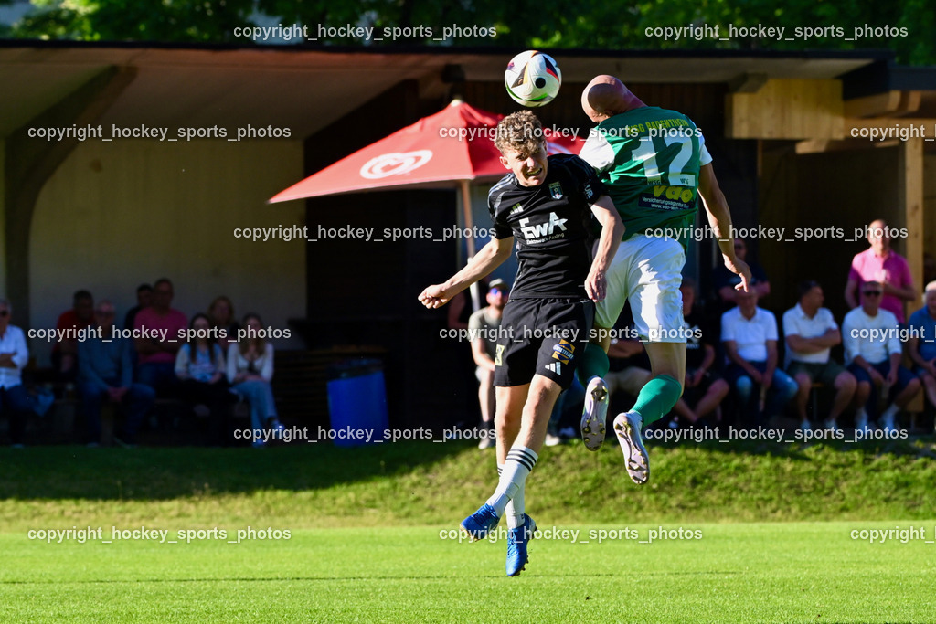 WSG Radenthein vs. URC Thal Assling | #47 Luis Felder URC Thal Assling, #12 Stefan Rauter WSG Radenthein, WSG Radenthein vs. URC Thal Assling, WSG Radenthein vs. URC Thal Assling am 30.05.2025 in Radenthein (Sportplatz Radenthein), Austria, (Photo by Bernd Stefan)