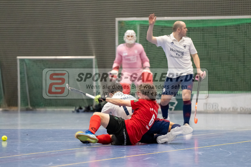 HK_20250201_102141 | 2. Bundesliga Halle Herren Düsseldorfer HC - Club Raffelberg am 1.2.2025 Halle am Seestern, Düsseldorf ,