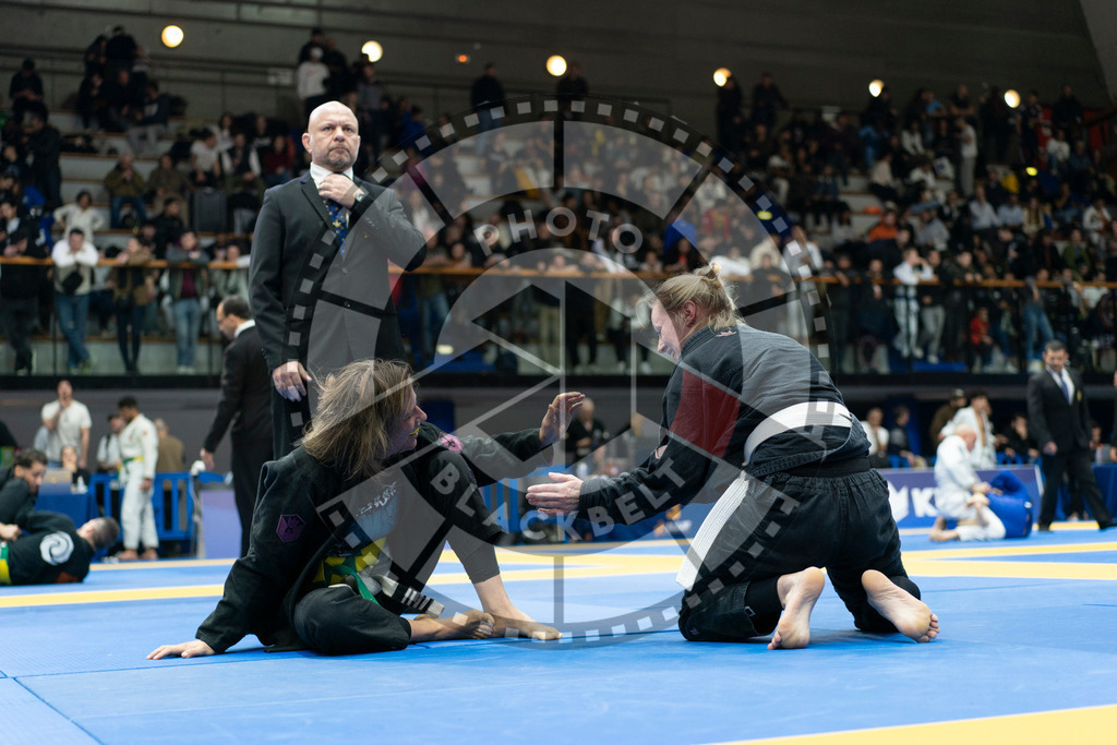20240119PBB2681 | Fighters compete during the IBJJF European Championship in Paris, France, on January 19, 2024.