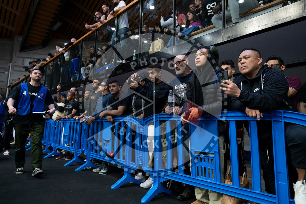 20240126PBB1090 | Fighters compete during the Brazilian Jiu-Jitsu European Championship of the IBJJF in Paris, France, on January 26, 2024.