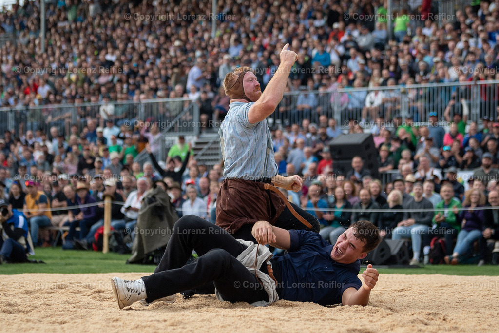 Schwingen -  Eidgenössisches Jubiläums-Schwingfest 2024 2024 | Appenzell, 8.9.24, Schwingen - Eidgenössisches Jubiläums-Schwingfest 2024.