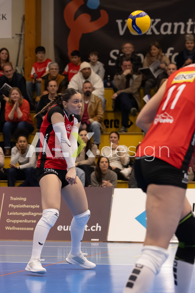 Volleyball I Frauen I Saison 2025-2026 I Volleyball NLA | Women I Round 16 I VC Kanti Schaffhausen - Viteos NUC I 31.01.2026 | 17 Leana Zuvic (CH) (VC Kanti Schaffhausen) - Aussen - Realisiert mit Pictrs.com
