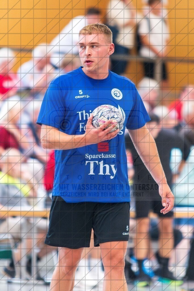 IHC 2026 - TSV Hannover-Burgdorf vs. Mors-Thy Håndbold | Mads-Peter Lønborg (Mors-Thy Håndbold #5); IHC 2026 - TSV Hannover-Burgdorf vs. Mors-Thy Håndbold am 07.08.26 in Sporthalle KGS, Schneverdingen - Realisiert mit Pictrs.com
