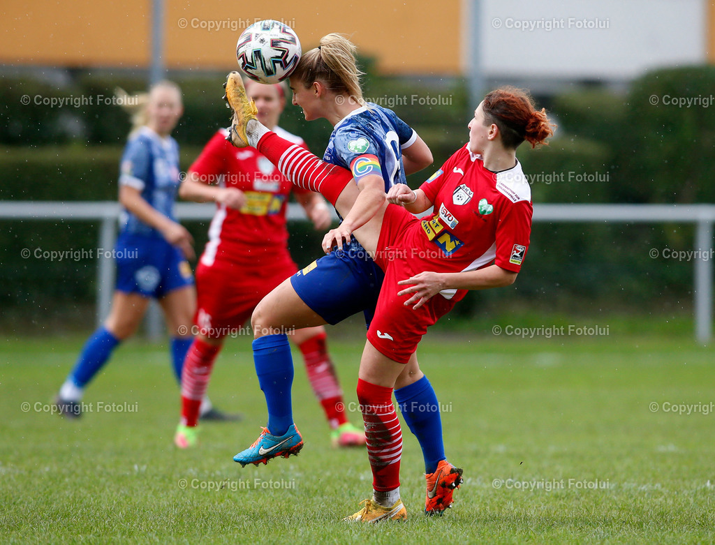 A_LUI_180922_33 | SPORT,FUSSBALL,PLANET PURE FRAUEN BUNDESLIGA SPG UNION KLEINMUENCHEN/BLAU WEISS LINZ—SKV DER POOLBAUER ALTENMARKT 18.09.2022 IM BILD: KATHARINA MESSTHALER (KLEINMUENCHEN ) UND VANESSA KRASNA   (ALTENMARKT) FOTO:FOTOLUI