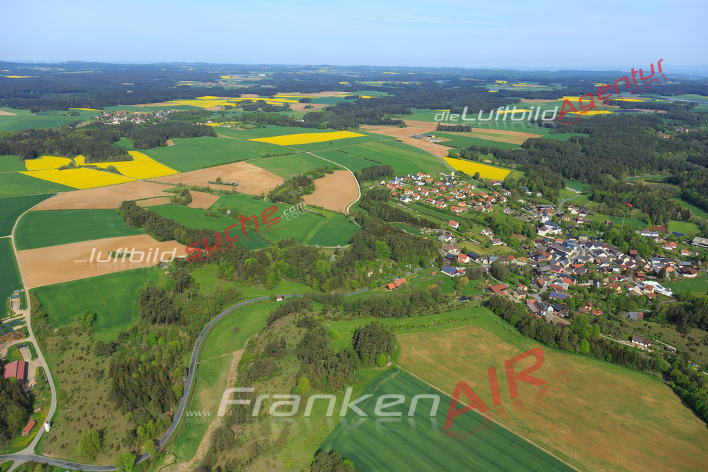 Luftbild von  Wonsees - Luftaufnahme wurde 2015 von https://frankenair.de mittels Flugzeug (keine Drohne) erstellt - die Geschenkidee